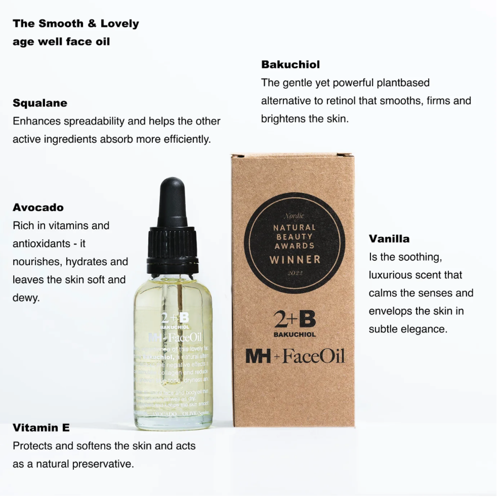 2+B THE SMOOTH & LOVELY AGE WELL FACE OIL SERUM