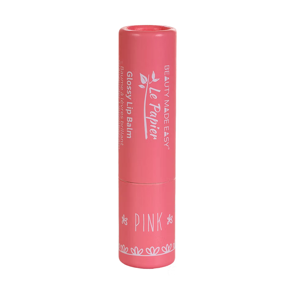 Glossy Lip Balm with Collagen - PINK
