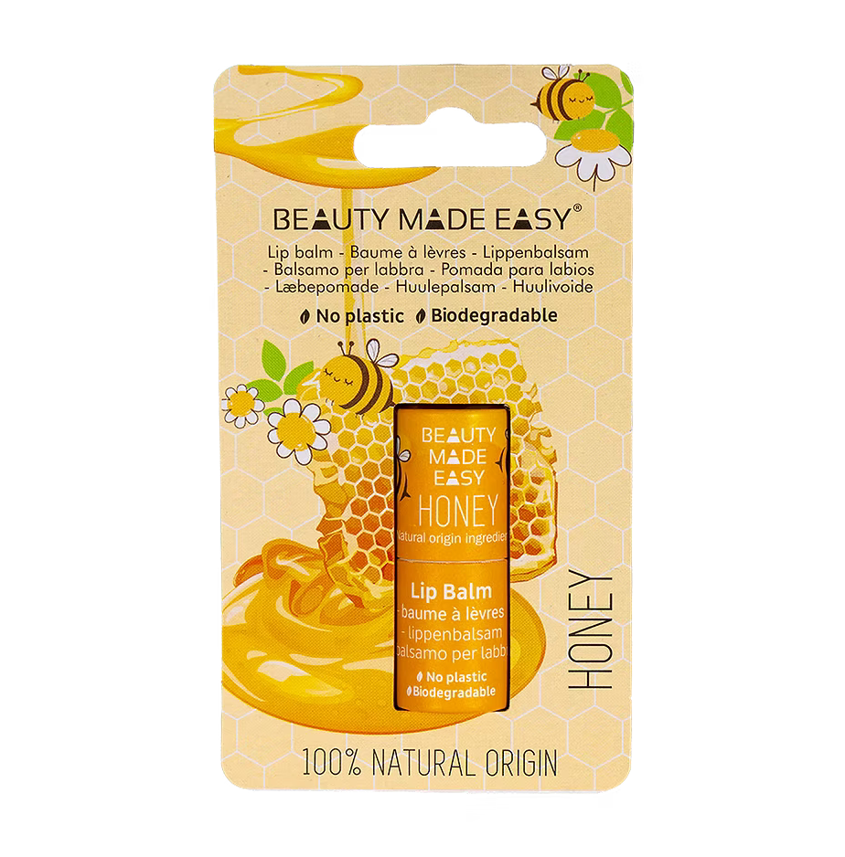 Paper Tube Lip Balm HONEY