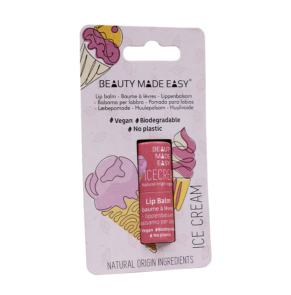 Paper Tube Lip Balm - ICE CREAM