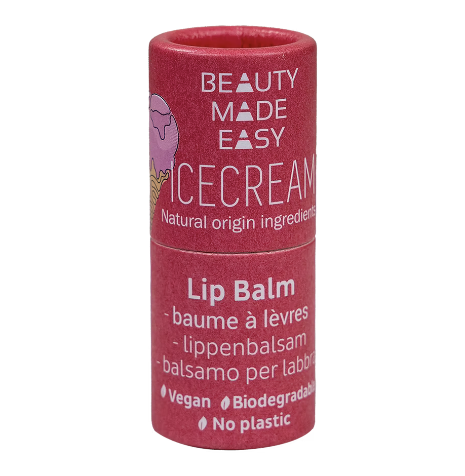 Paper Tube Lip Balm - ICE CREAM